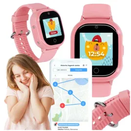 Zdjęcie produktu Smartwatch dla dzieci Locon Watch Lite różowy GPS idealny na PREZENT