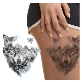 tatuaz-tymczasowy-wodny-wsciekly-wilk-gory-mgla