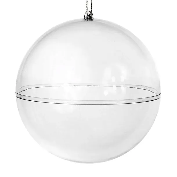 BOMBKA AKRYLOWA kula plastikowa zamykana od góry 12cm - 1szt