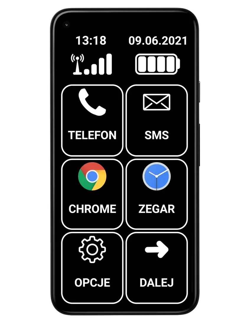smartfon-dla-seniora-nakladka-na-system-android-stan-nowy
