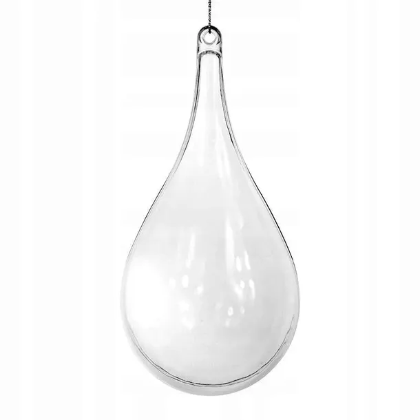KROPLA akrylowa kropelka plastikowa 18cm - 1szt
