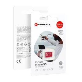 karta-microsd-128gb-u3-class-10-forcell-f-data-czerwona