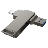 pendrive-128gb-usb-3-2-usb-a-usb-c-hoco-ud15-szary