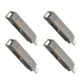 pendrive-128gb-usb-3-2-usb-a-usb-c-hoco-ud15-szary