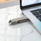 pendrive-128gb-usb-3-2-usb-a-usb-c-hoco-ud15-szary