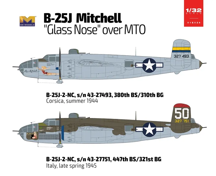 samolot-north-american-b-25j-mitchell-model-01e024-hk-models-okres-ii-wojna-swiatowa