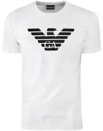 t-shirt-emporio-armani-ea7-duze-logo-biala