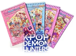 kpop-huntrix-demon-hunters-notes-a6-wielokolorowy-kreatywny-roombox-pokoje