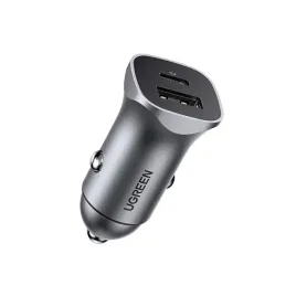 ladowarka-samochodowa-ugreen-cd130-30w-usb-a-usb-c-szara