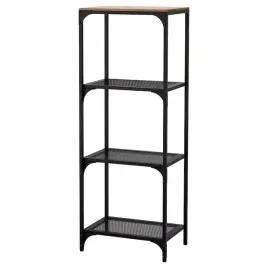 ikea-fjallbo-regal-czarny-51x136-cm
