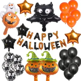 ozdoby-halloween-balony-czarne-pomaranczowe-girlanda-duzy-zestaw-dekoracji
