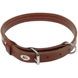 obroza-dla-psa-skorzana-brazowa-25mm-51-60cm-polski-producent