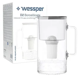 wessper-aquaclassic-crystalline-3l-czarny-szklany-dzbanek-filtrujacy