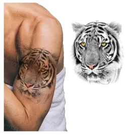 tatuaz-tymczasowy-wodny-glowa-tygrysa-zolte-oczy