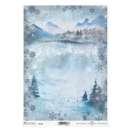 papier-ryzowy-do-decoupage-a4-itd-r1522-zimowy-gorski-kolaz