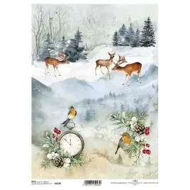 papier-ryzowy-do-decoupage-a4-r1638-zimowy-krajobraz