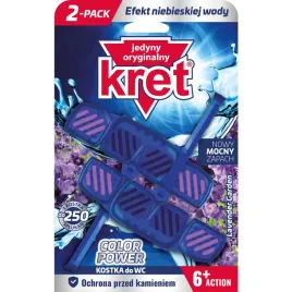 kret-color-power-zawieszka-do-wc-barwiaca-wode-lavender-garden-2-x-40g
