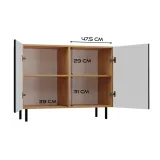 komoda-kama-z-ryflowanymi-frontami-2-drzwi-artisan-czarny-glebokosc-mebla-40-cm