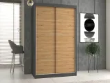 szafa-przesuwna-iga-120-cm-antracyt-dab-artisan-szprosy-nowoczesny-design-stan-nowy