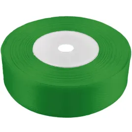 tasiemka-wstazka-25-mm-satynowa-mocna-zielona-32mb