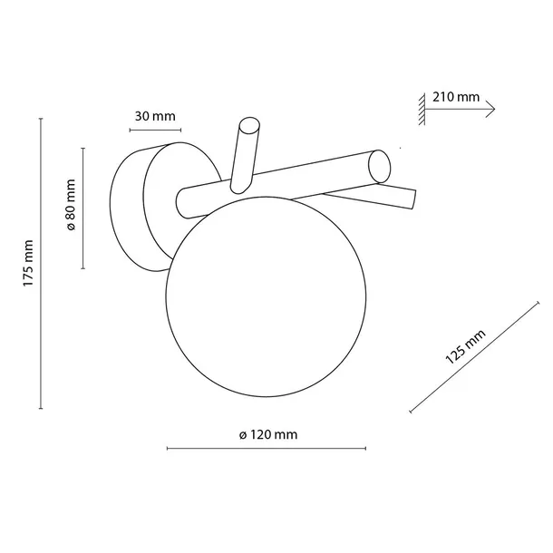 kinkiet-sheron-white-5307-tk-lighting-glebokosc-produktu-12-5-cm