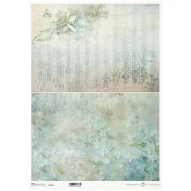papier-ryzowy-do-decoupage-a3-itd-1025l-kwiaty-niezapominajki-nuty
