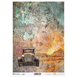 papier-ryzowy-do-decoupage-a4-itd-r1908-stary-samochod-retro