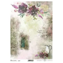 papier-ryzowy-do-decoupage-a4-r1747-kwiaty-drzwi