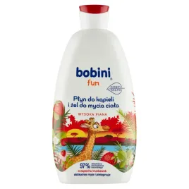 bobini-fun-plyn-do-kapieli-i-zel-do-mycia-ciala-o-zapachu-truskawek-500-ml