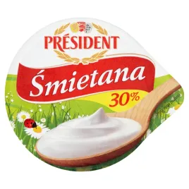 president-smietana-30percent-200-g