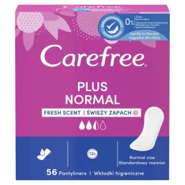 carefree-plus-normal-wkladki-higieniczne-swiezy-zapach-56-sztuk