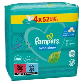 pampers-fresh-clean-chusteczki-4-opakowania-208-chusteczek