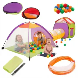 namiot-domek-plac-zabaw-3w1-tunel-tipi-domek-dla-dzieci-100-kulek