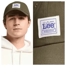 czapka-meska-lee-workwear-cap-klasyczna-zielona-one-size