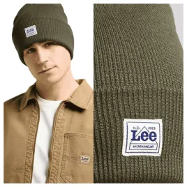 czapka-zimowa-meska-lee-workwear-beanie-zielona-oak-moss-ciepla-one-size