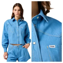 koszula-jeansowa-damska-wrangler-cut-off-niebieska-regular-fit-xs