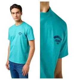 koszulka-meska-wrangler-small-logo-tee-turkusowa-bawelniana-m