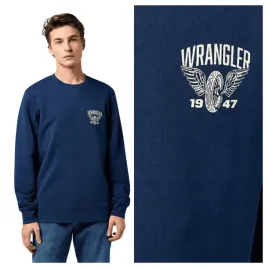 bluza-meska-wrangler-americana-crew-granatowa-bawelniana-xl
