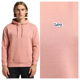 bluza-meska-lee-plain-hoodie-z-kapturem-bawelniana-rozowa-s