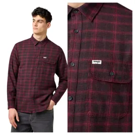 koszula-flanelowa-meska-wrangler-1-pkt-shirt-bawelniana-bordowa-l