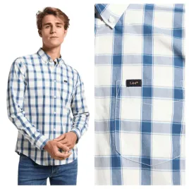 koszula-meska-lee-button-down-orion-granatowa-w-kratke-bawelniana-s