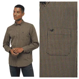 koszula-meska-mustang-chester-gingham-w-kratke-brazowa-bawelniana-l