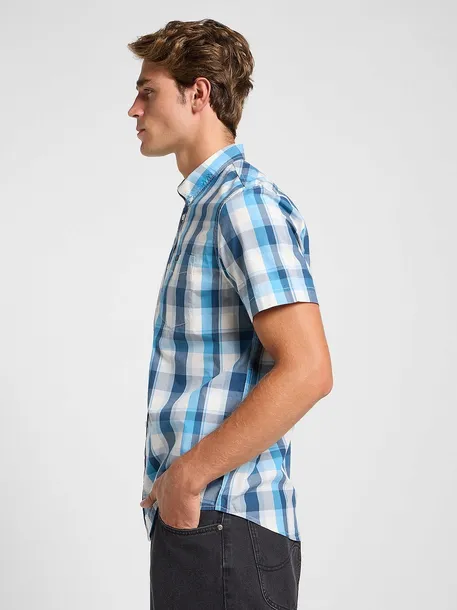 lee-button-down-ss-s-meska-koszula-kolor-niebieski