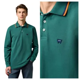 koszulka-polo-meska-wrangler-bistro-green-zielona-casual-bawelniana-l