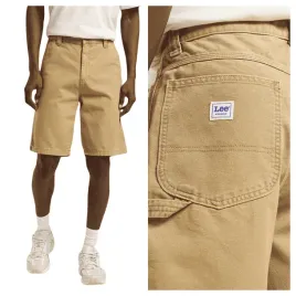 szorty-meskie-lee-carpenter-short-bezowe-khaki-bawelniane-w32