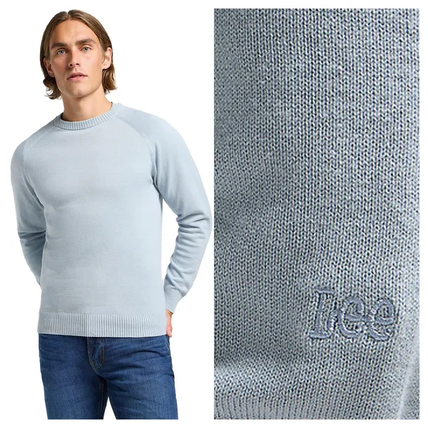 lee-clean-raglan-sweater-l-meski-sweter