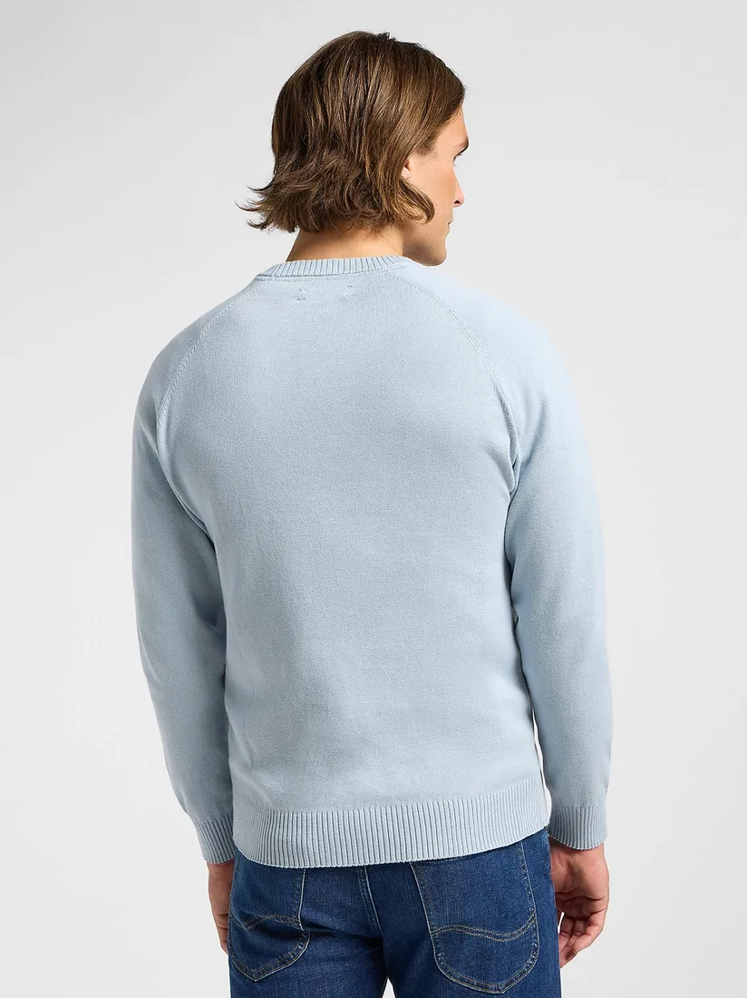 lee-clean-raglan-sweater-l-meski-sweter