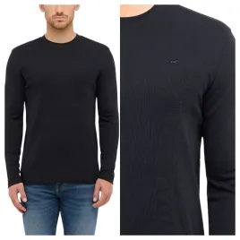 koszulka-meska-mustang-arlington-czarna-jet-black-dlugi-rekaw-xl