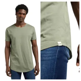 t-shirt-meski-lee-shaped-tee-bawelniany-oliwkowy-s
