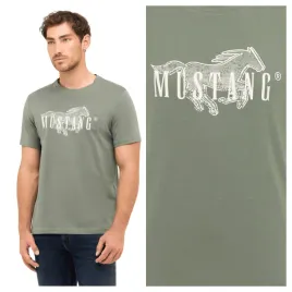 t-shirt-meski-mustang-austin-zielony-bawelna-regular-fit-xl